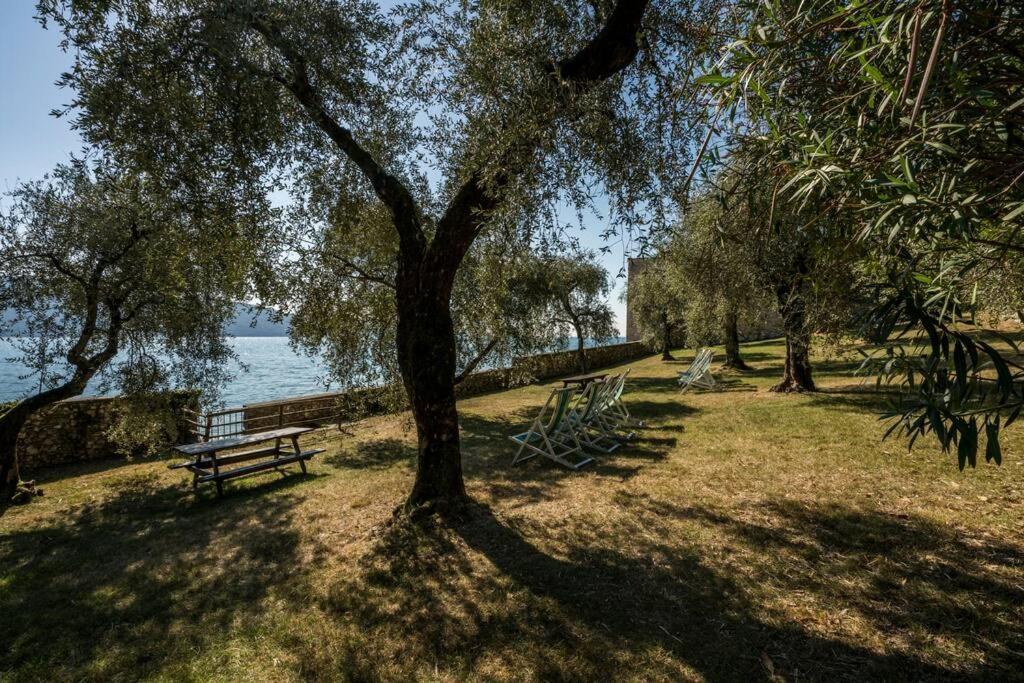 Oleandro Apartment Directly On The Lake Gargnano Eksteriør billede